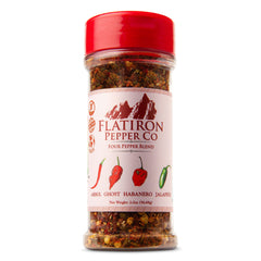 Flatiron Spice front packaging showing jar and label for easy identification and convenience