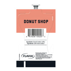 Flavia brewer mid-brew with Alterra Freshpack demonstrating clean pack-to-cup brewing benefit