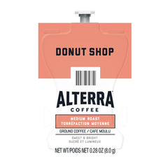 Close-up of a single Flavia Alterra Freshpack highlighting sealed pouch and freshness benefit