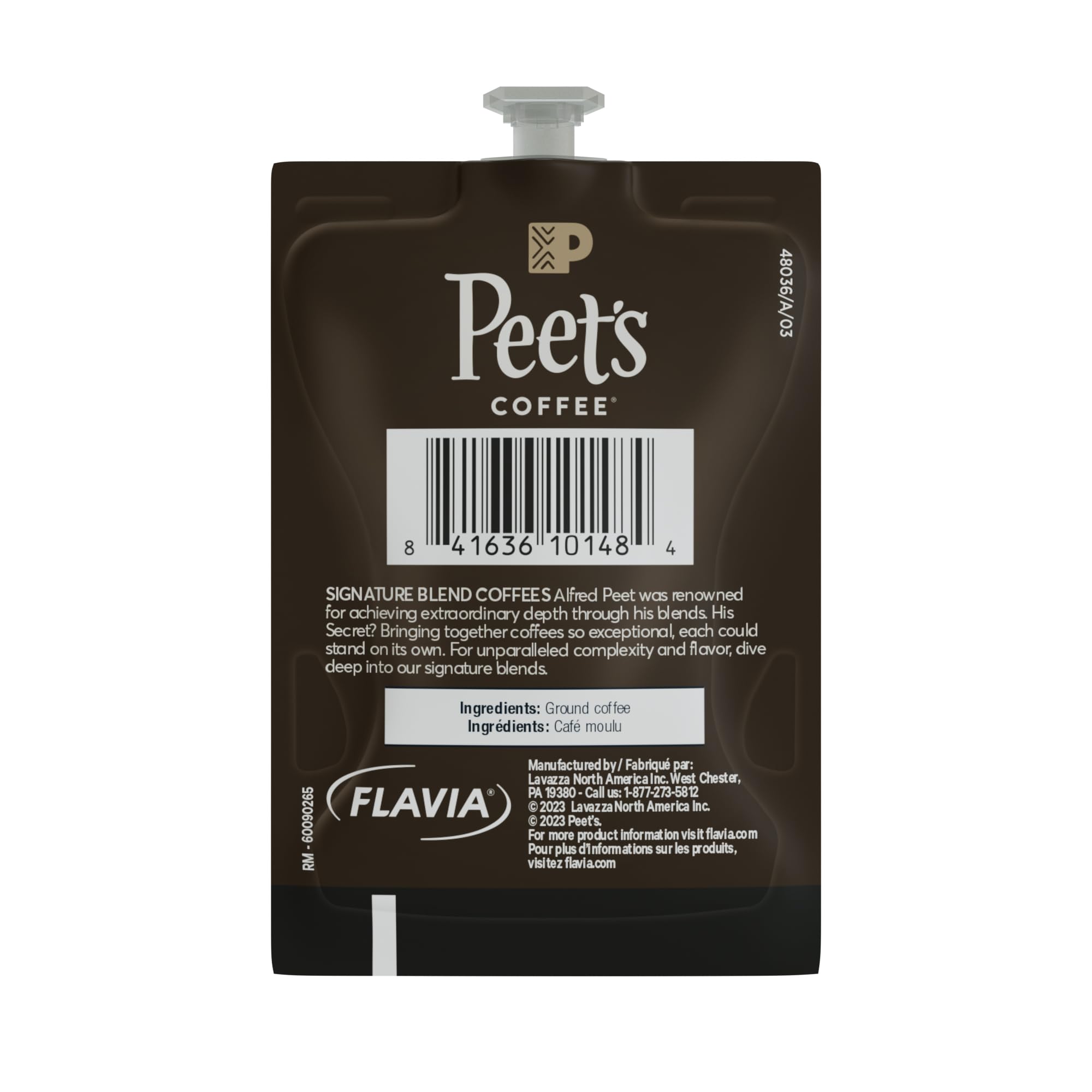 Flavia product label and ingredients panel helping informed purchase choices