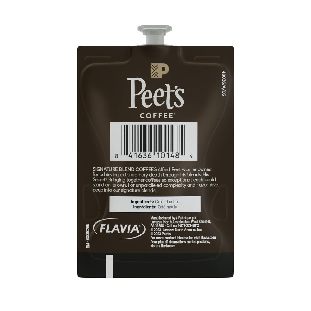Flavia product label and ingredients panel helping informed purchase choices