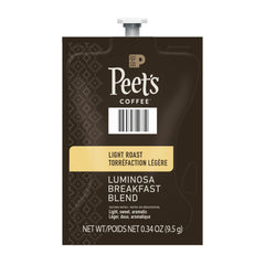 Flavia Peet's Colombia Luminosa fresh pack close-up highlights sealed freshness