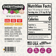 Flavor God close-up of bottle label highlighting ingredients and premium quality