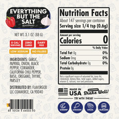 Flavor God label close-up highlighting ingredients and transparent quality