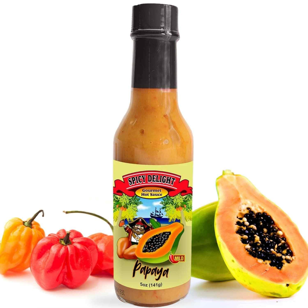 Flavor Pirate front label view showing brand and papaya habanero blend benefit