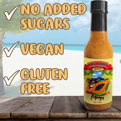 Flavor Pirate being poured over grilled fish highlighting bright tropical flavor benefit