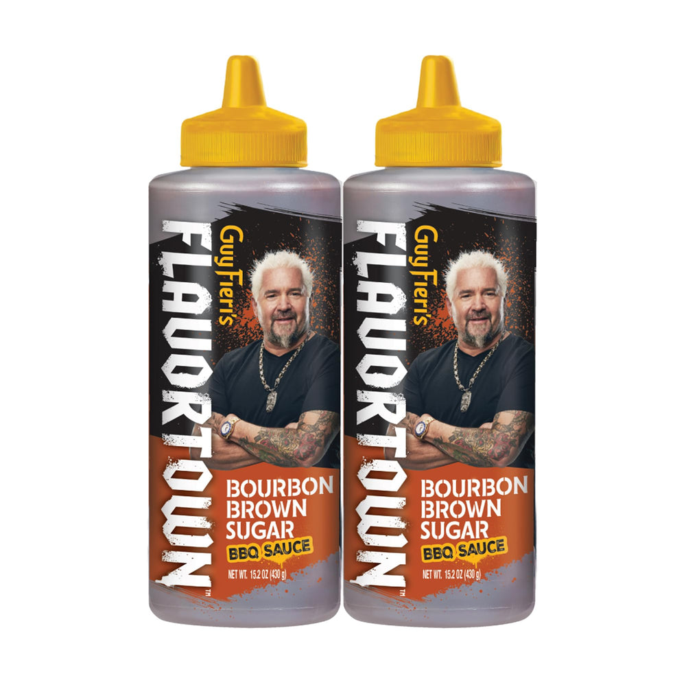 Flavortown bottle front packaging showing bold label and serving suggestion benefit