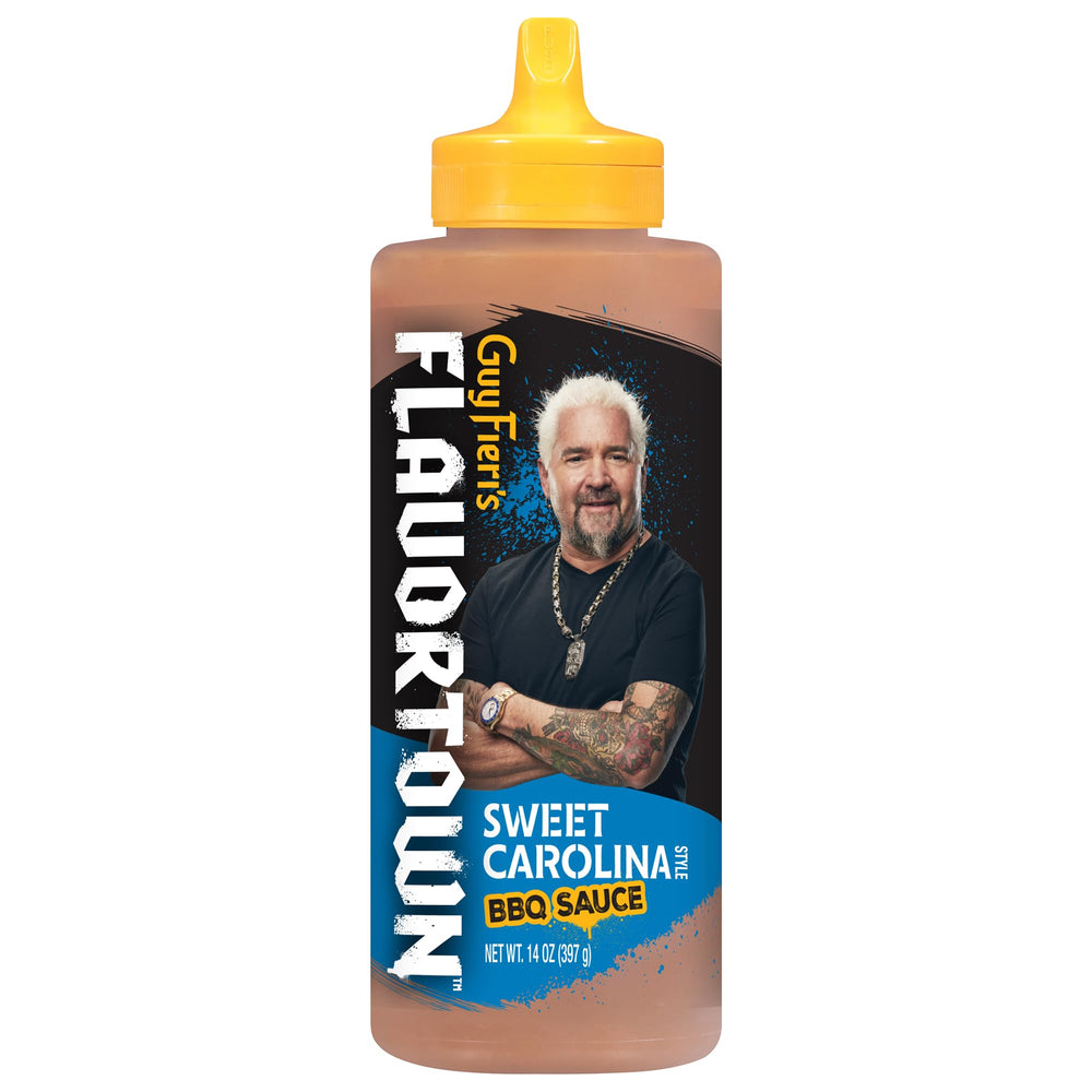 Flavortown front label showing Carolina Gold for clear product identity and appeal