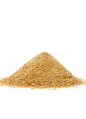 Bob's Red Mill flaxseed meal sprinkled on oatmeal for fiber boost