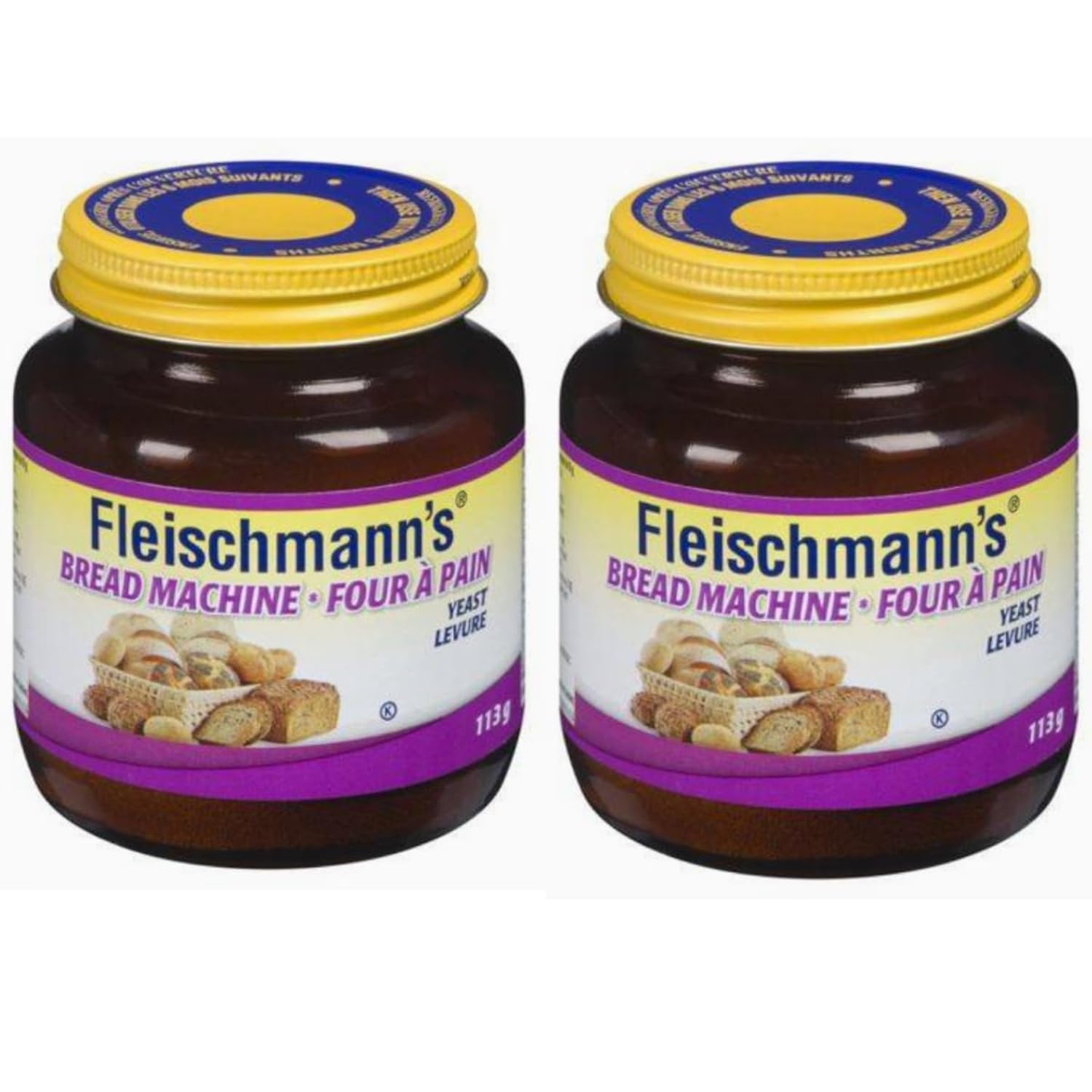 Fleischmann's jar front packaging showing label and quantity for quick identification and convenience