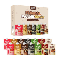 FLIMEAL front packaging variety pack showing flavors and serving benefit