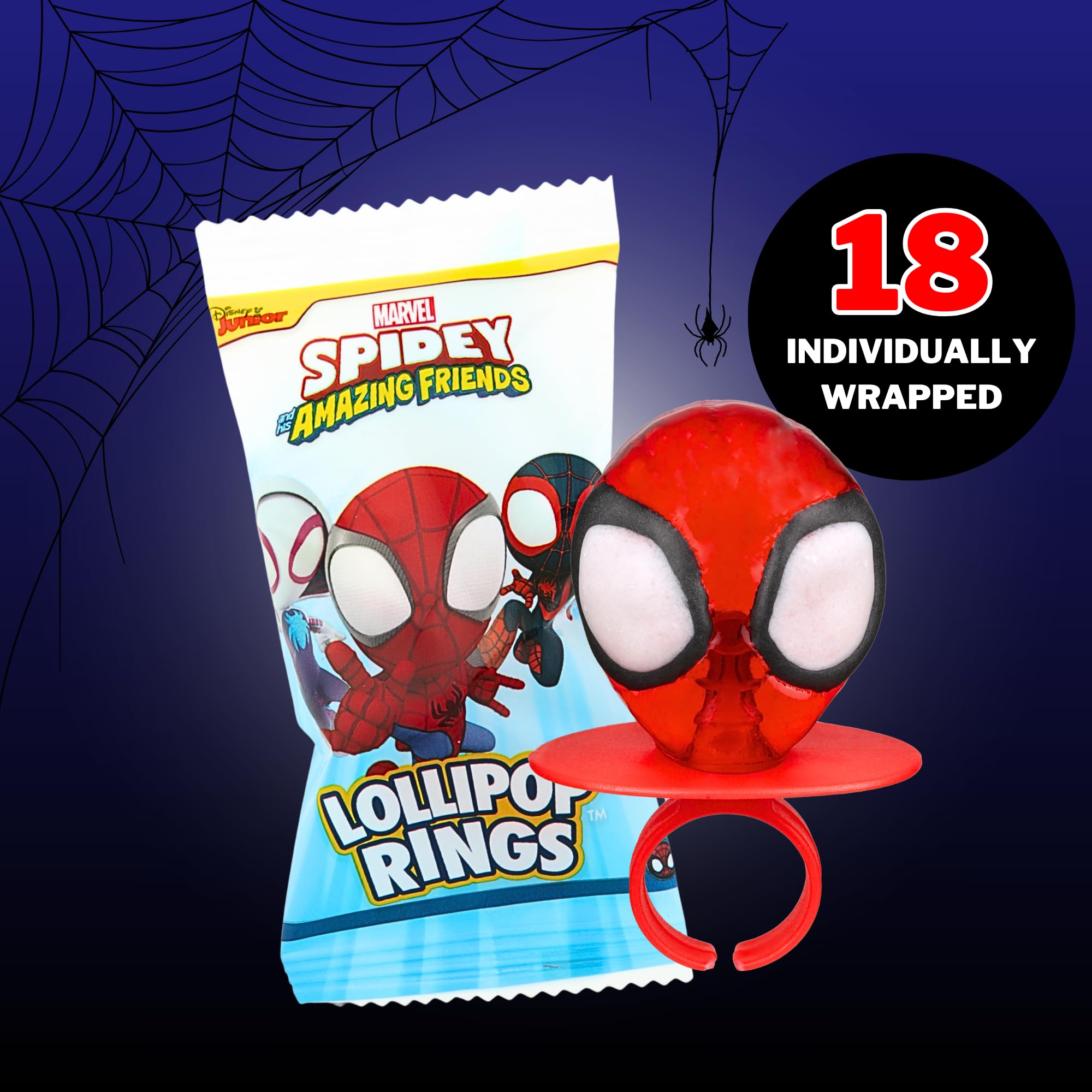 Flix Candy Ghost-Spider wrapper detail showing character appeal