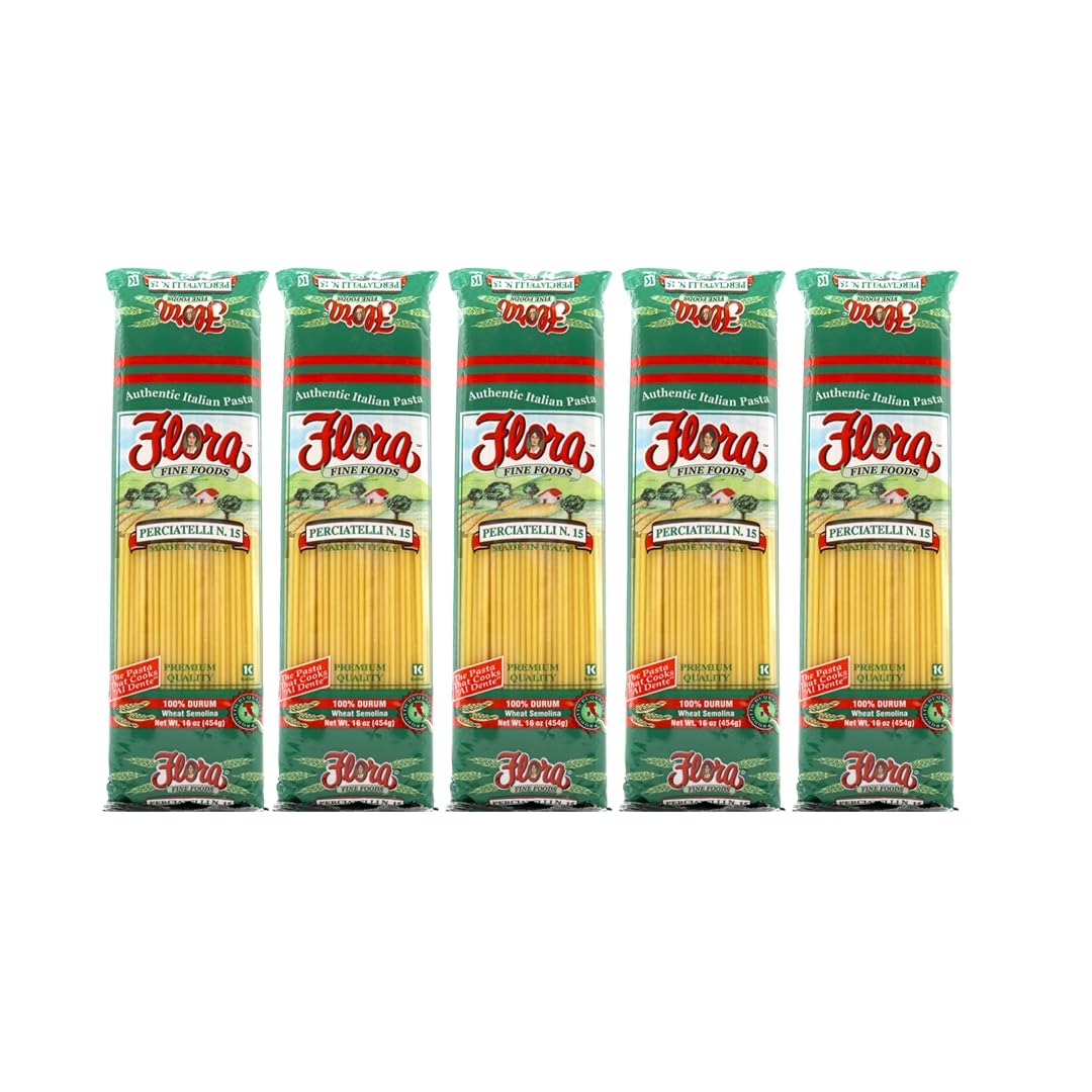 Flora Fine Foods front packaging showing five 16 oz packs and brand clarity