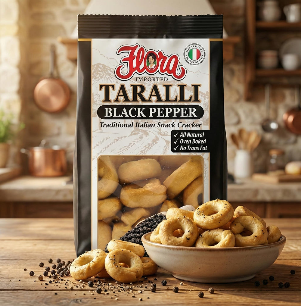 Flora taralli served on antipasti board pairing benefit for entertaining
