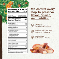 Floresta em Pé bowl of Brazil nuts served for snacking showing convenient portioning