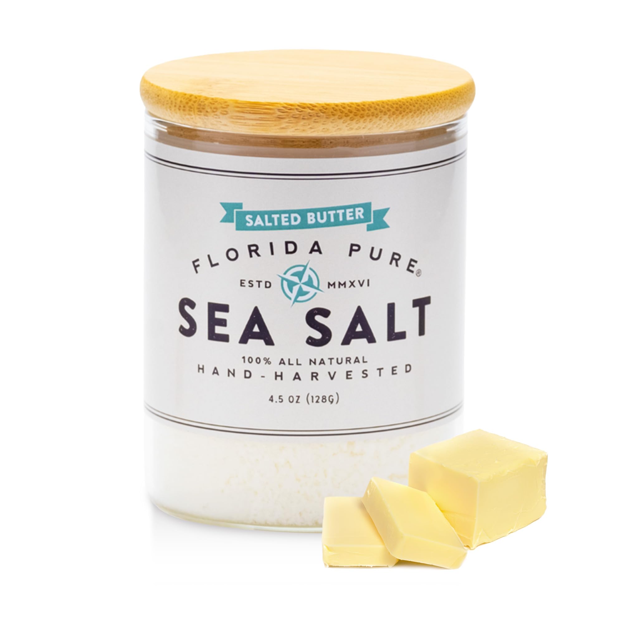 Florida Pure front jar showing product and branding with gourmet appeal