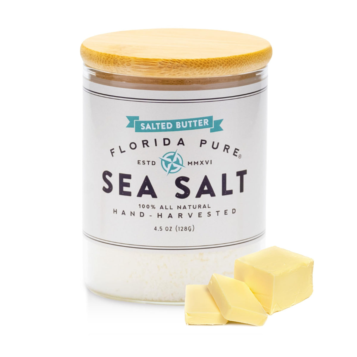 Florida Pure front jar showing product and branding with gourmet appeal