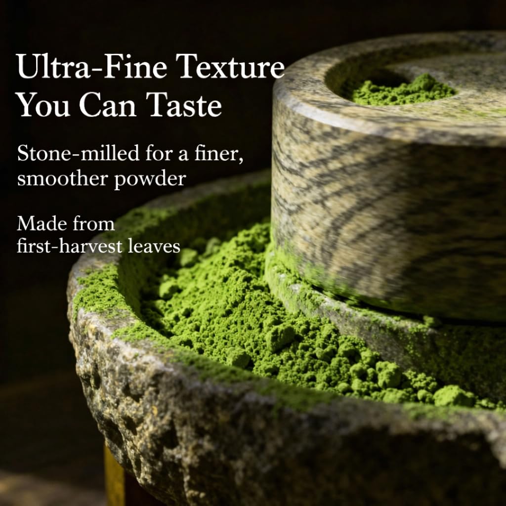 Florvay whisked ceremonial cup with foam showcasing clean flavor