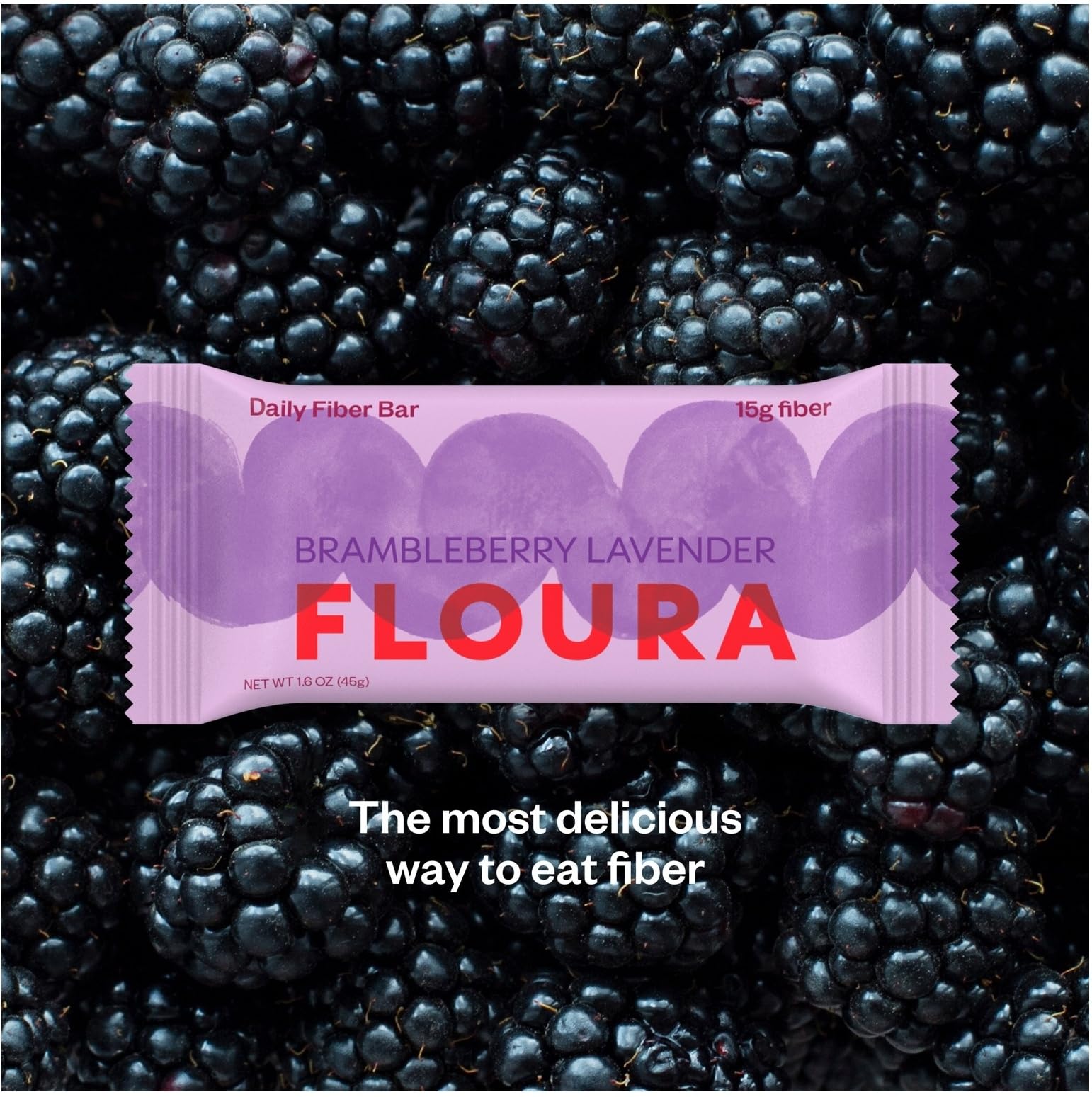 Floura bar served on a breakfast plate to show versatile meal pairing benefit