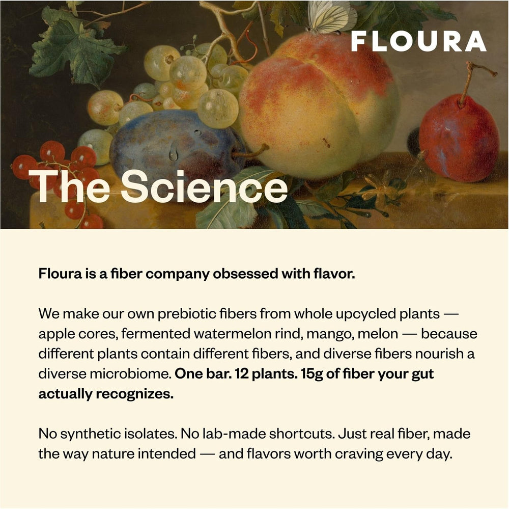 FLOURA bar next to common items to show compact serving size