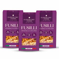 Flower Chef Foods front packaging showing gluten-free label and benefit