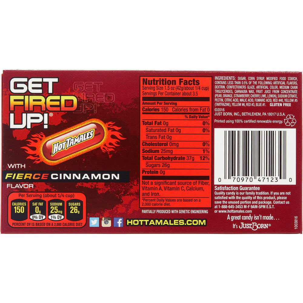 Foamie Hot Tamales candy close-up highlighting chewy texture and cinnamon spice