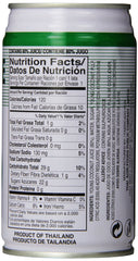 FOCO close-up of coconut pulp in juice, shows texture and natural flavor