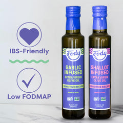 Fody oil drizzled over salad showing fresh flavor boost