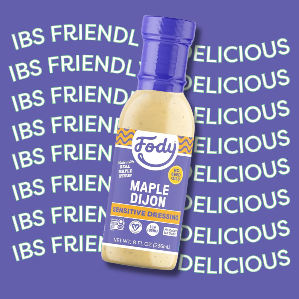 Fody ingredient bundle with maple syrup and mustard, emphasizes clean ingredients