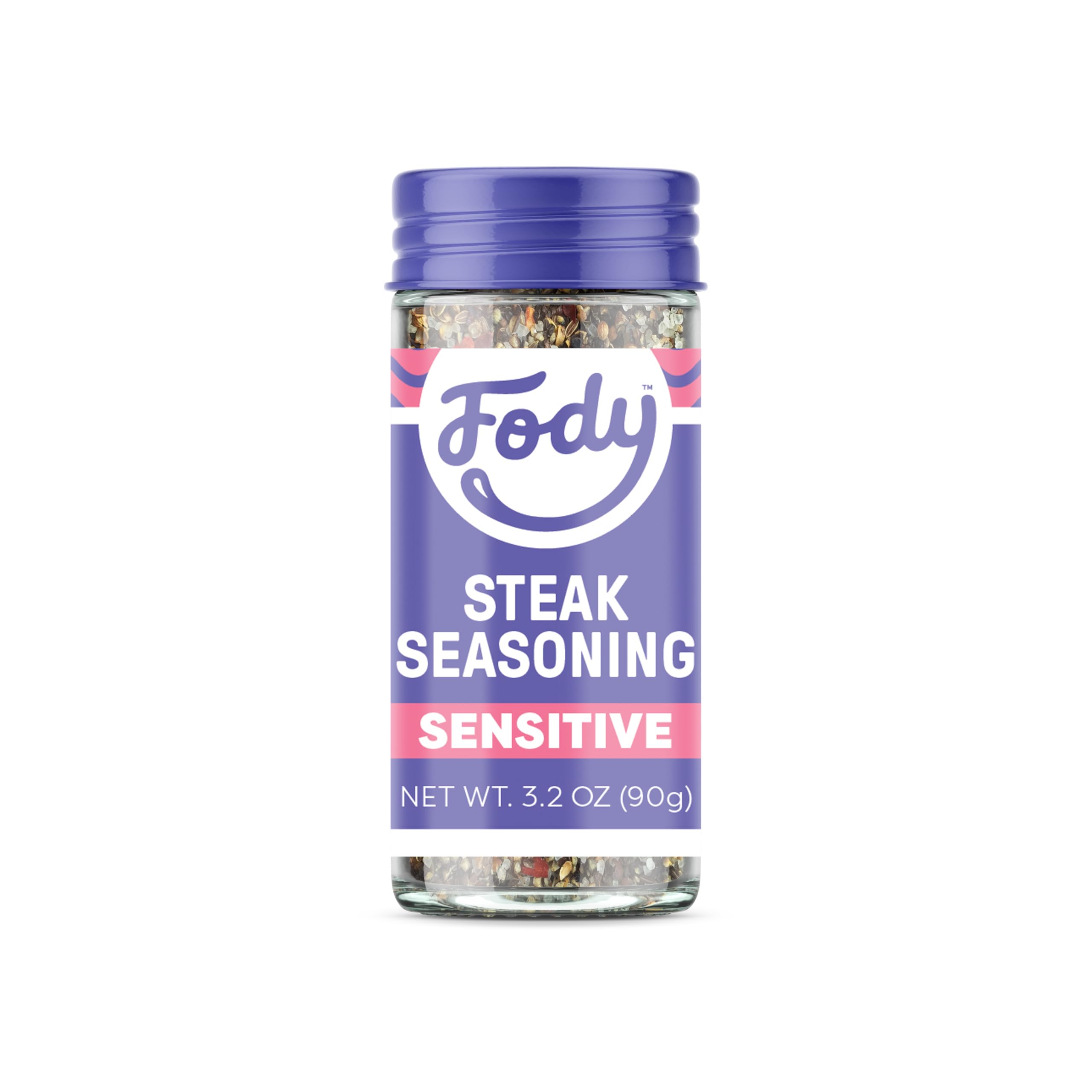 Fody front jar view showing label and portion size, enhances confident purchase