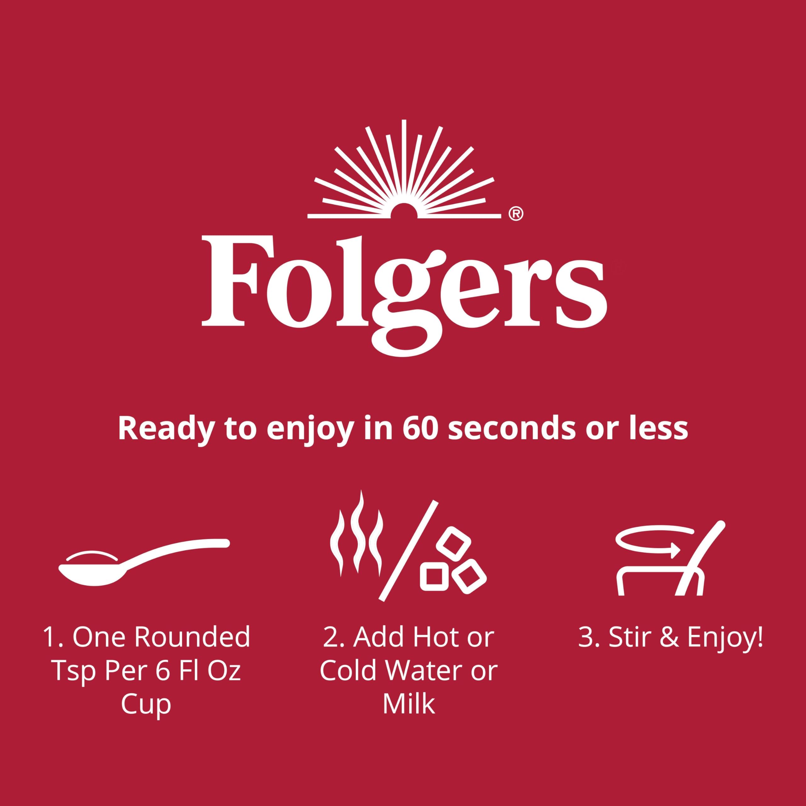 Folgers Black Silk prepared hot cup showcasing rich aroma and convenience