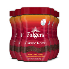 Folgers jar front view showing label and quick-identification convenience