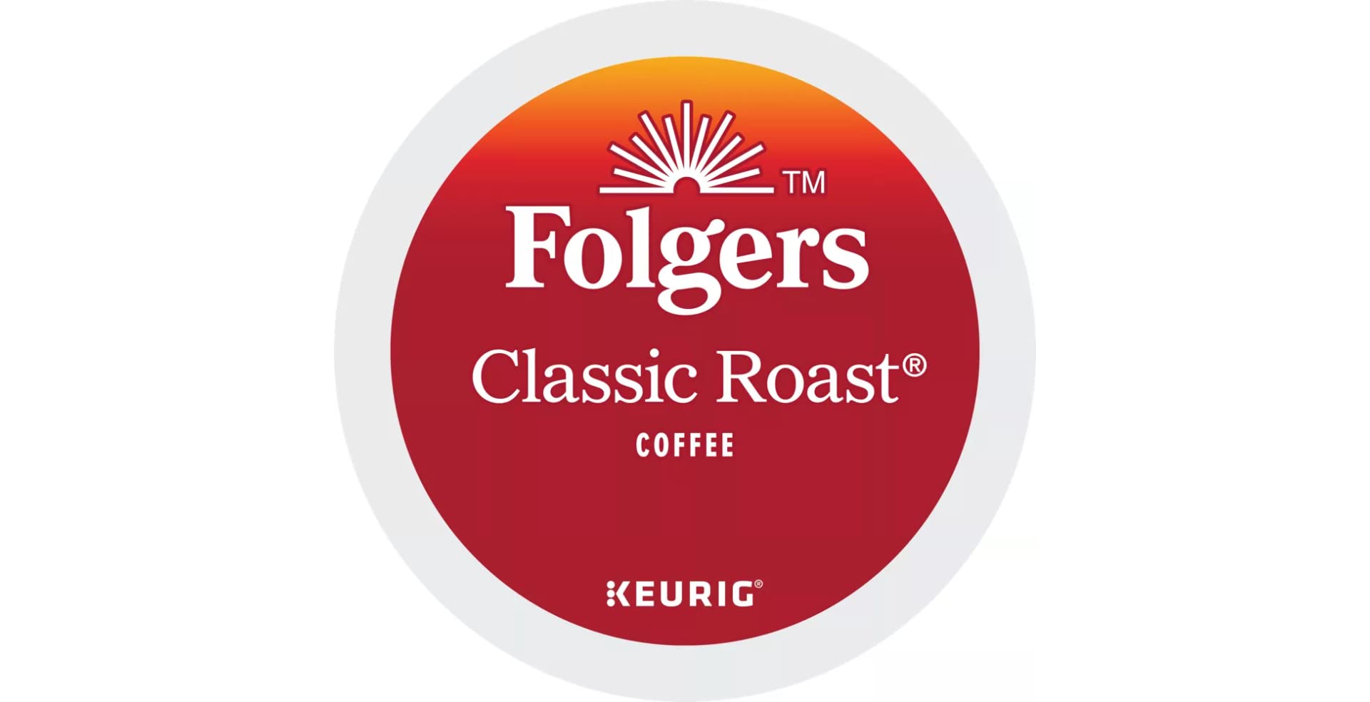 Folgers Classic Roast box front showing brand and 48-count convenience