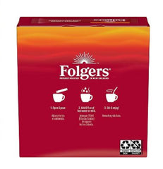 Folgers packet dissolving in mug, quick cup on-the-go benefit