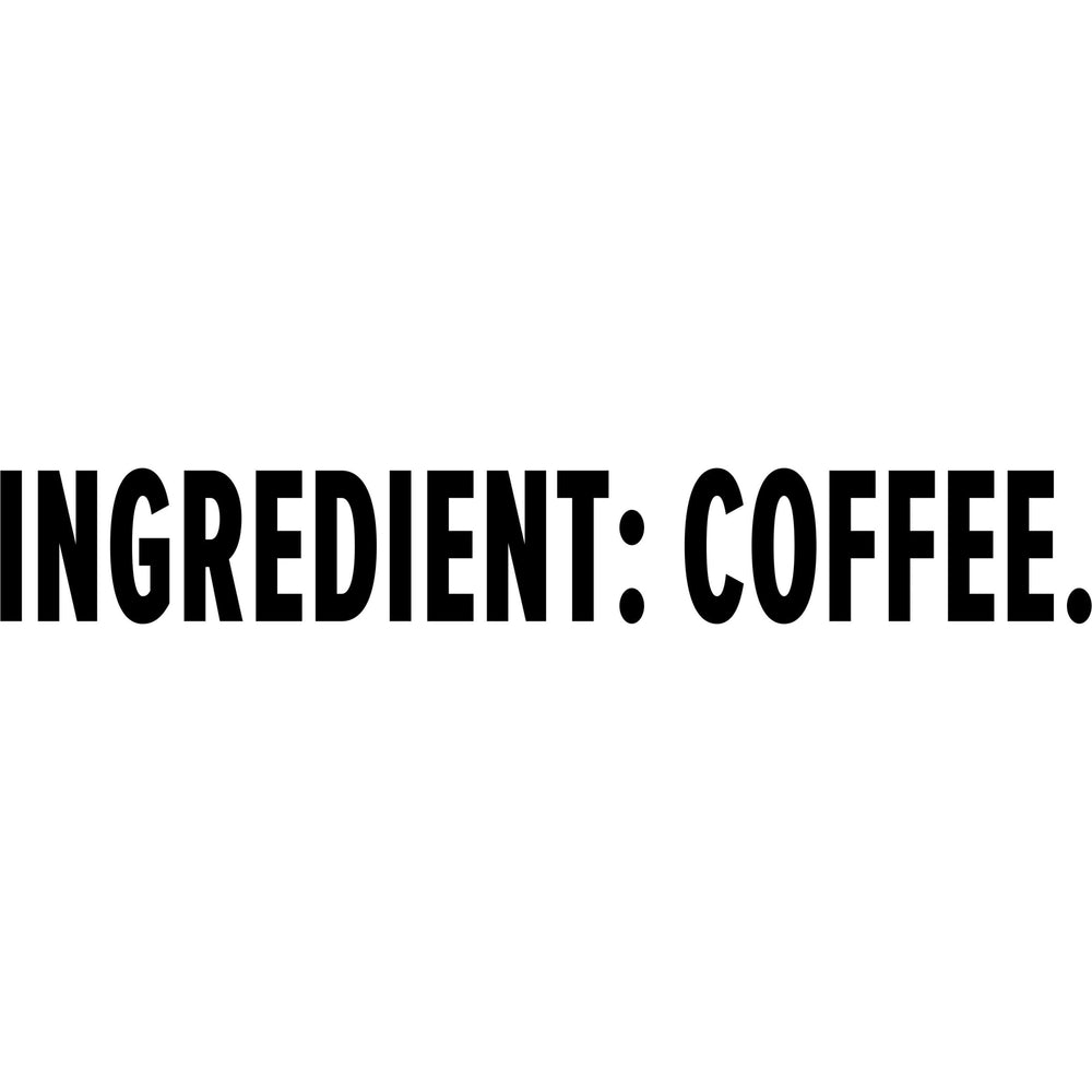 Folgers canister next to served cup in kitchen lifestyle for convenient serving