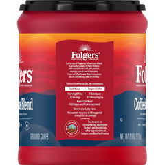 Folgers ground coffee close-up showing texture for even extraction