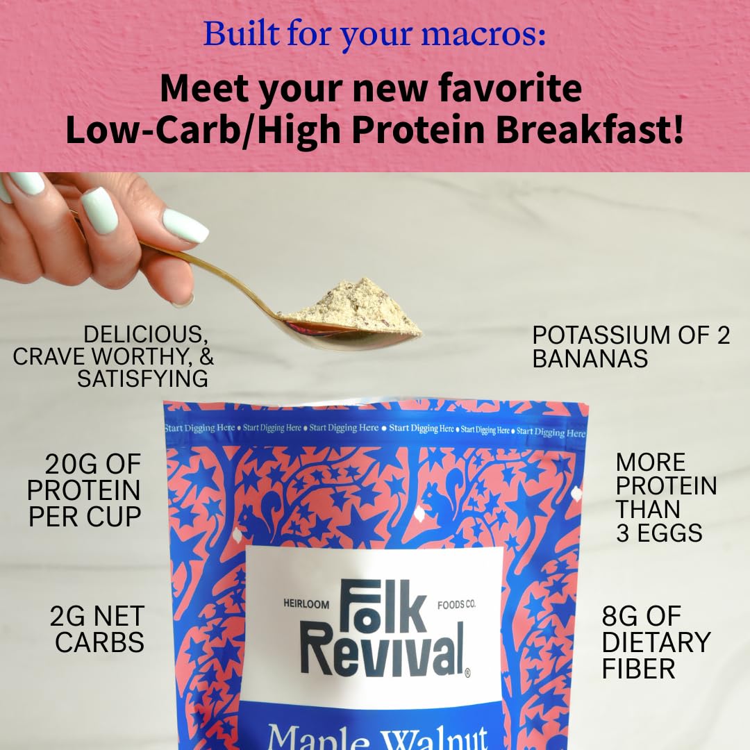 Folk Revival walnut pieces emphasizing crunch and healthy fats benefit