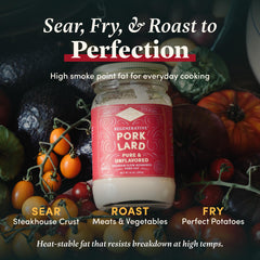 Close label on FOND jar, highlighting regenerative sourcing and ingredient transparency