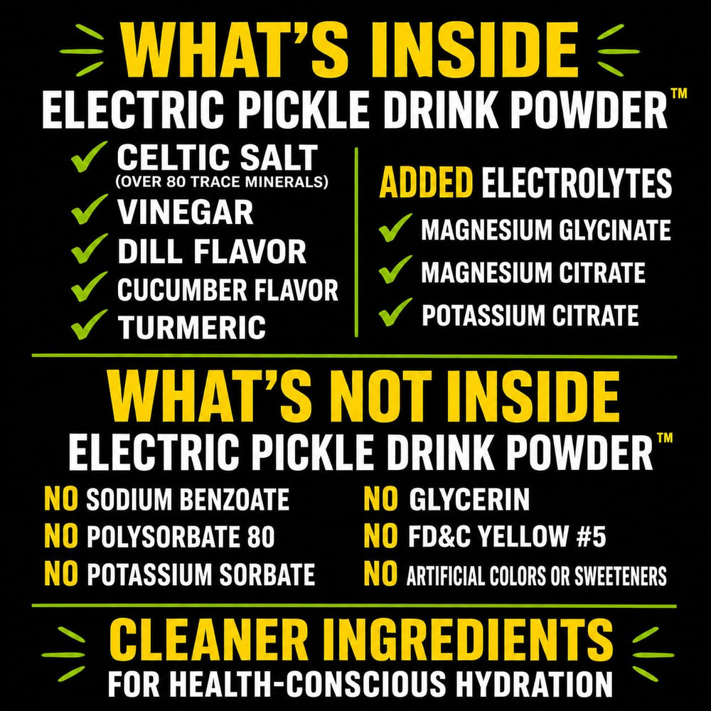Food Crush label close-up listing electrolytes and ingredient transparency
