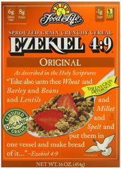 Food for Life front packaging showing six 16-ounce boxes and organic seal