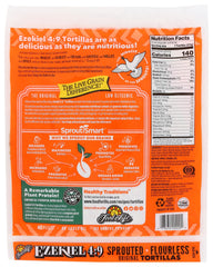 Food for Life stacked tortillas highlighting thickness and ready-to-use convenience