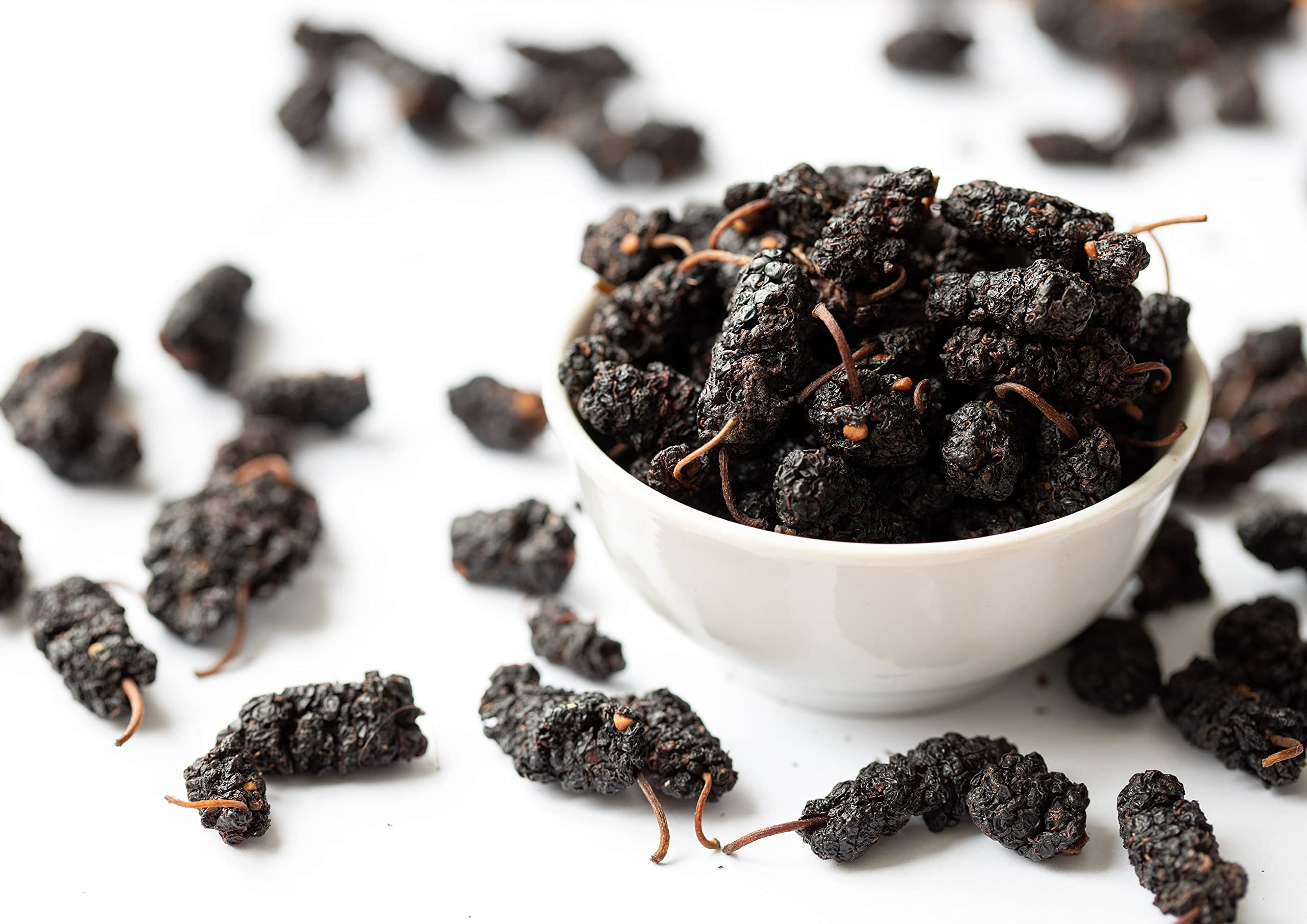 Food to Live mulberries mixed into homemade granola adding fiber and flavor to breakfast