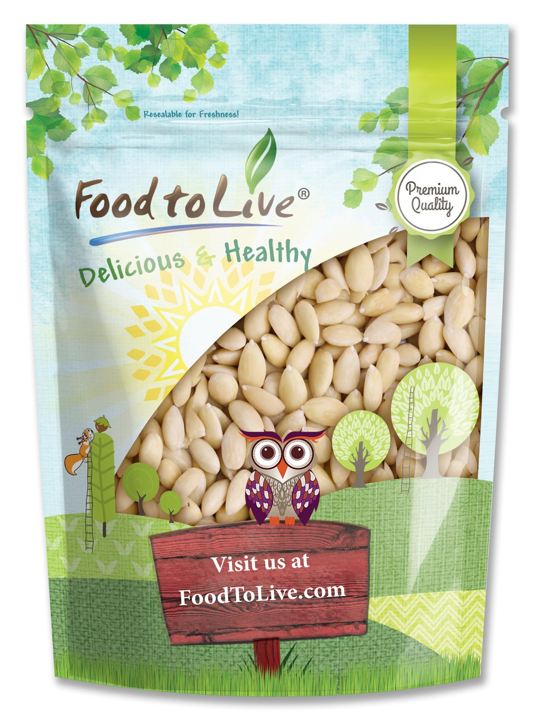 Food to Live front packaging showing one-pound bag and clean label benefits