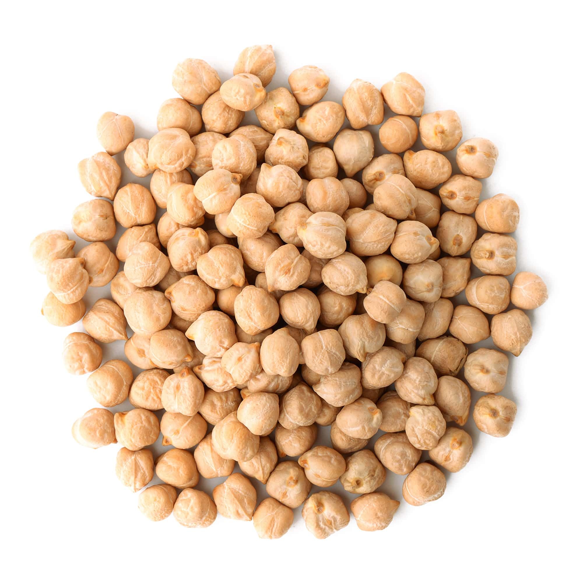 Food to Live close-up of garbanzo bean texture highlighting quality and freshness