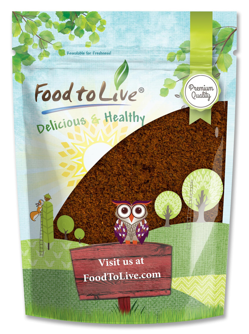 Food to Live front packaging showing 1 lb clove powder and clear labeling benefit pantry-ready