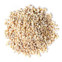 Food to Live close-up of pearl barley grains highlighting texture and quality