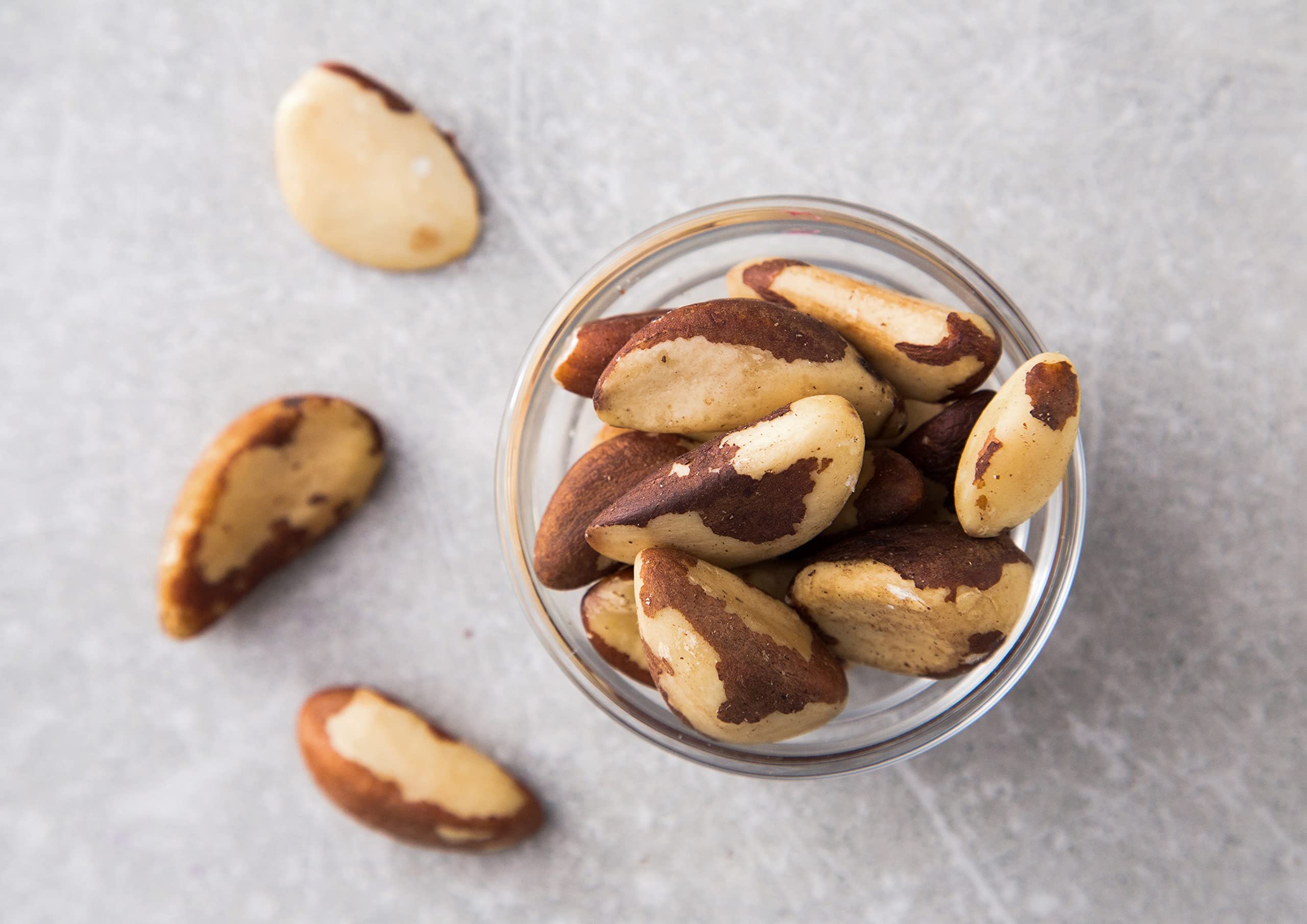 Food to Live sliced Brazil nut detail highlighting size and roasting finish