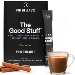 For Wellness front tin showing cinnamon creamer for steady energy