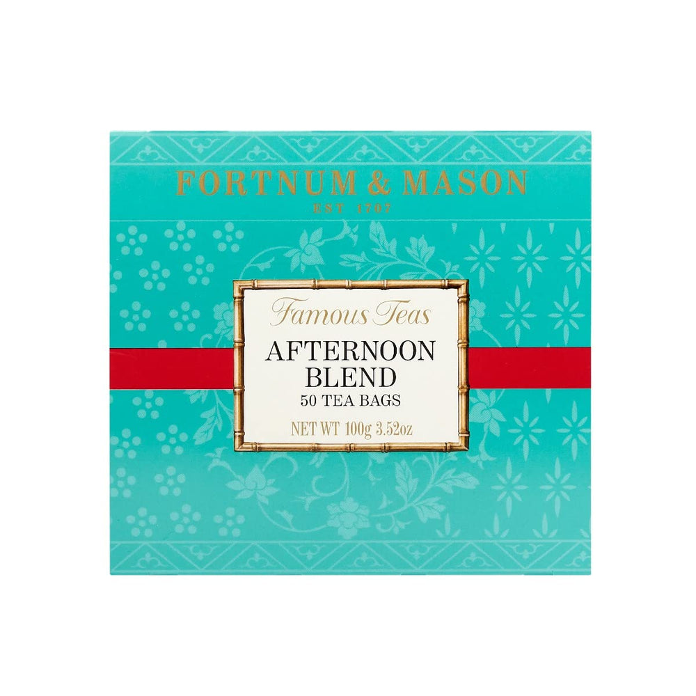 Fortnum & Mason individual tea bag close-up highlighting envelope freshness