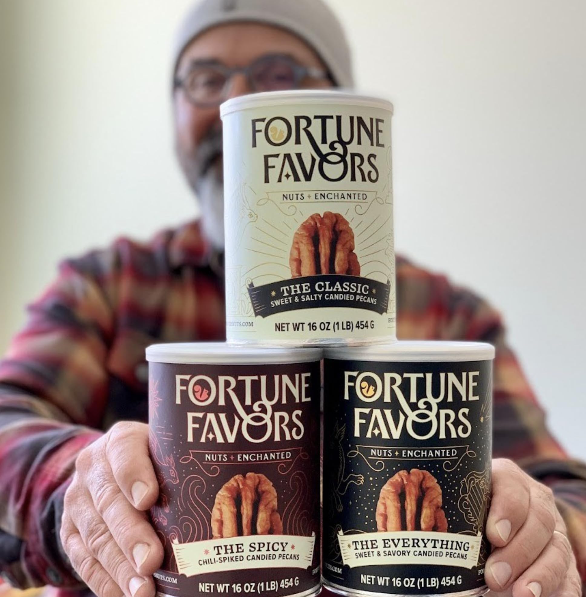Fortune Favors small-batch cooking scene, conveys handcrafted care and quality